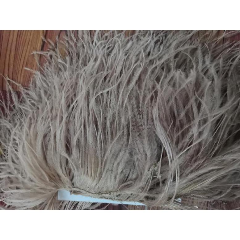 Feather1Meter White Ostrich Feathers Trim Fringe 10-15/15-18/18-22cm Plumes Ribbon For Wedding Crafts Dress Sewing  Party Accessories