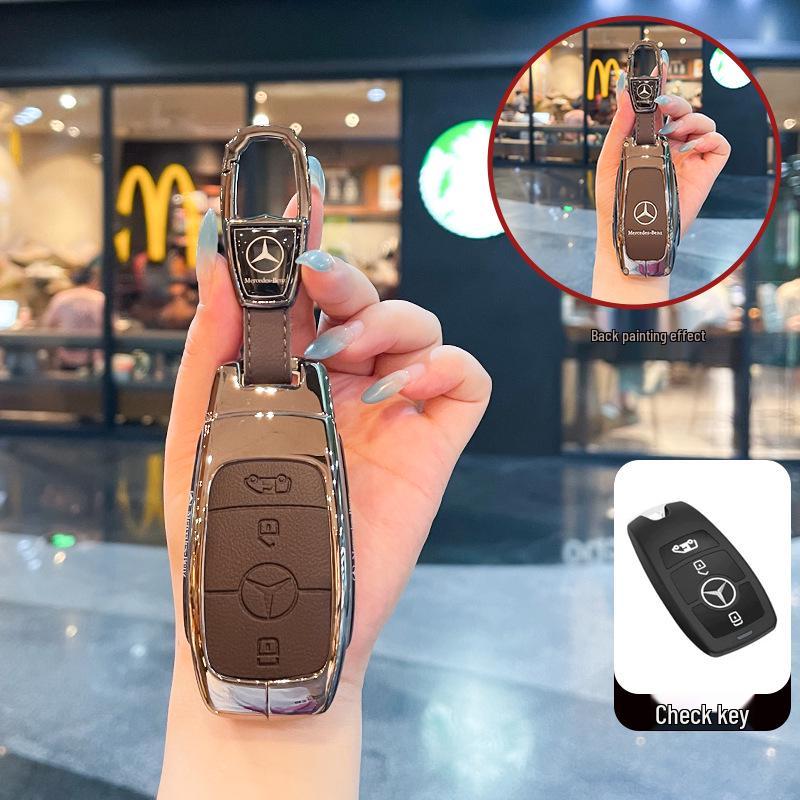 Metall-Schlüsselanhänger-Abdeckung für Mercedes-Benz Vito 2.0T Nutzfahrzeuge 2024