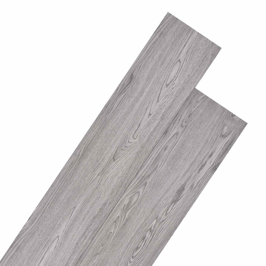 Floor Planks 18 Pcs Dark Grey 5.26 M² PVC