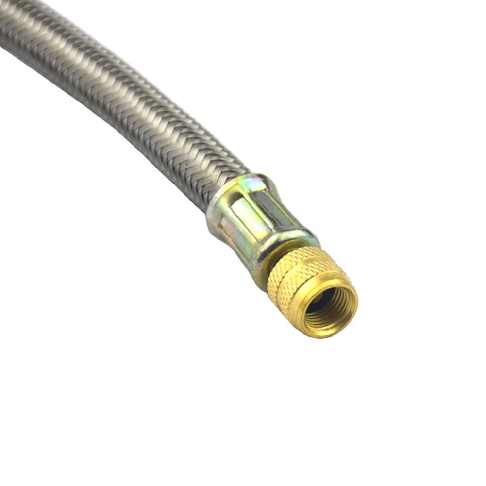 For Braided Truck Valve Stem Extender Stainless Steel Metal Tire Valve Extension 180mm for Efficient Inflation