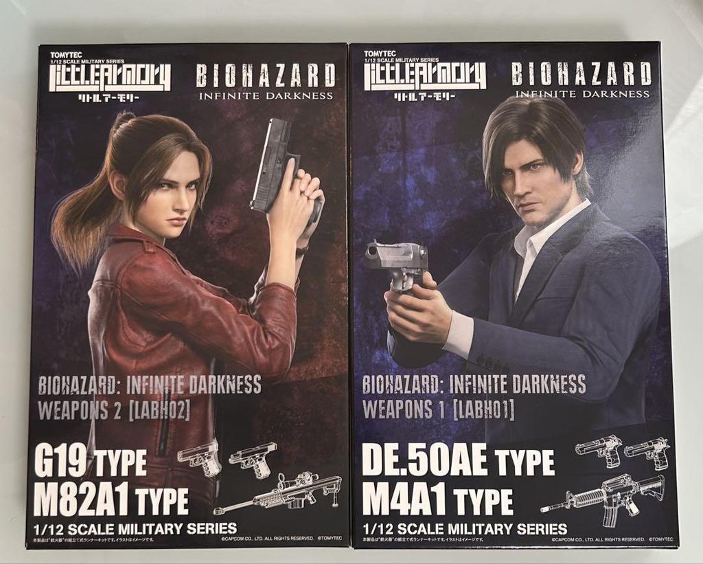 [USED] Resident Evil Plastic Model Kit Little Armory Claire Leon
