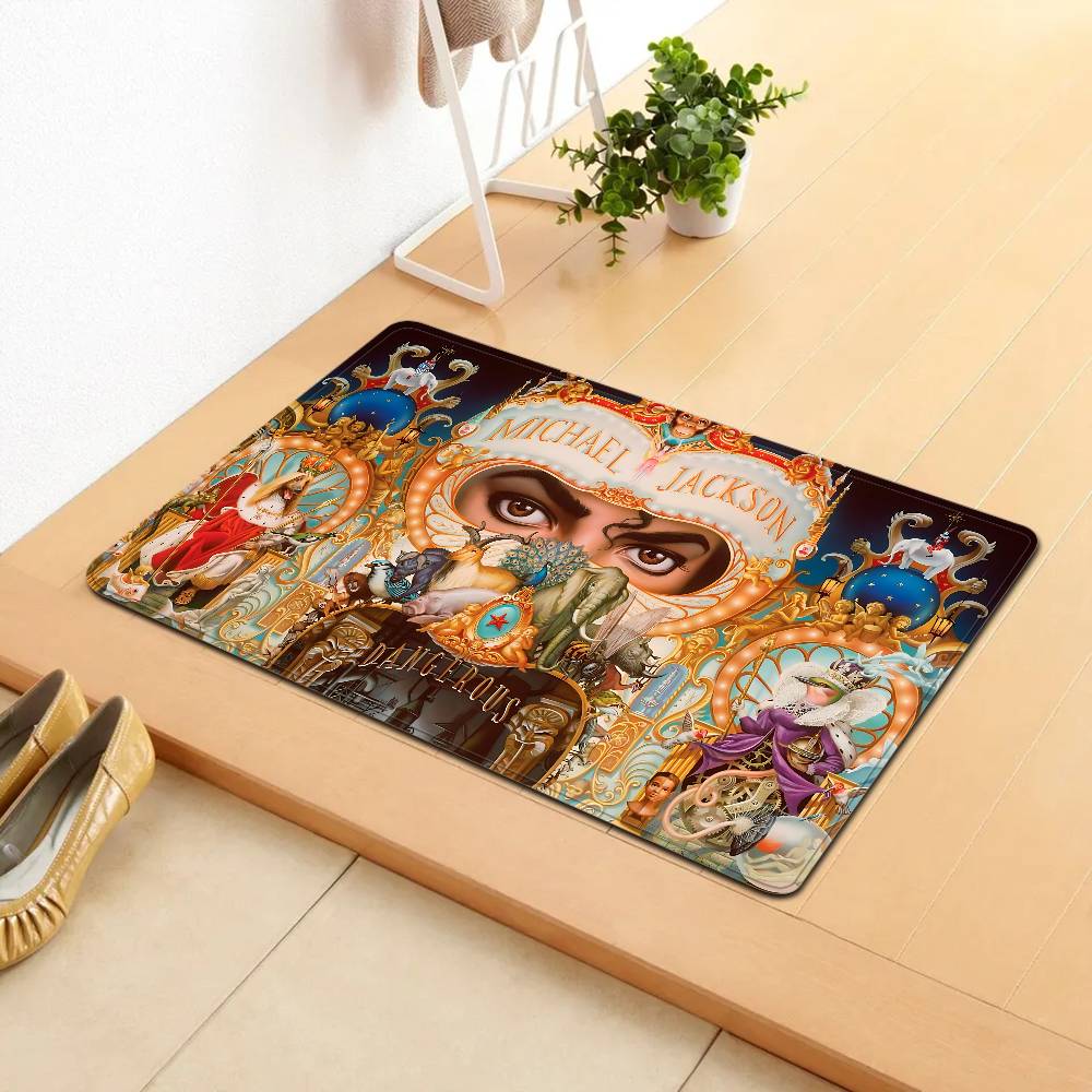 M-Michael J-Jackson New Floor Mat Rectangle Anti-slip Home Soft Badmat Front Door Indoor Outdoor Mat Hotel Decor Mat