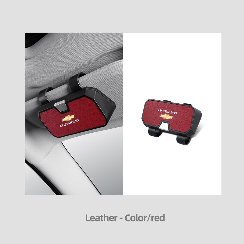 Boîte à lunettes pare-soleil de voiture Clip pour lunettes de soleil Porte-carte Ticket Pour Chevrolet Corvette Montana TrailBlazer Silverado Traverse Camar