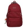 Schoolbag New Simple Trend Versatile Large Capacity School Bag Junior High School Student College Student Versatile Travel Backpack