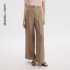 Langzi Draped Straight-Leg Casual Pants