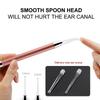 Ear Cleaning Kit With Led Light Ear Wax Removal Kit For Kids And Adults Earwax Spoon Digger & Tweezers Ear Cleaning Tool Set