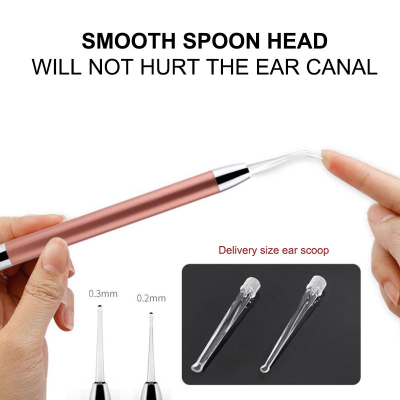 Ear Cleaning Kit With Led Light Ear Wax Removal Kit For Kids And Adults Earwax Spoon Digger & Tweezers Ear Cleaning Tool Set