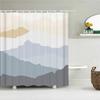1Pc Art Japanese Pattern Shower Curtain Waterproof Printed Polyester Fabric Bathroom Partition Curtain Home Decorative Curtain