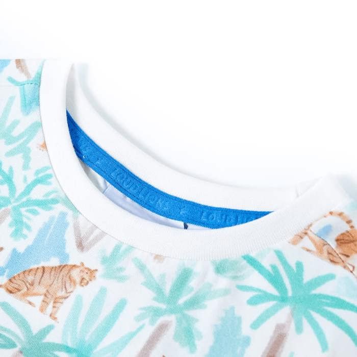 Ecrufarbenes T-Shirt für Kinder 92/104/116/128/140