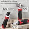 1/4" Mini Ratchet Wrench Set Reversible Ratchet Socket Wrench Hex Bit Driver Cr-V Hand Tools For Bicycle Car Repair Diy