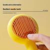 Pet Hair Removal Brush: Yellow Duck Design Cat & Dog Comb