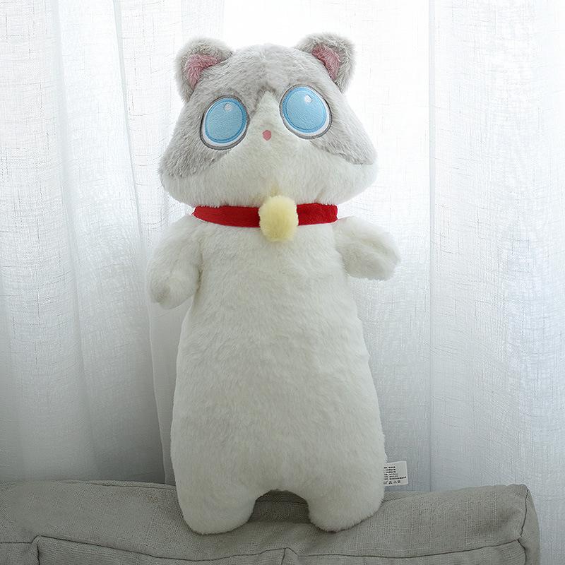 Cute Cat Long Throw Pillow Plush Toy Doll Kitten Cat Doll Children's Doll