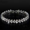 Women Rhinestone Inlaid Fashion Buckle Chain Bracelet Charming Bangle Jewelry Gift