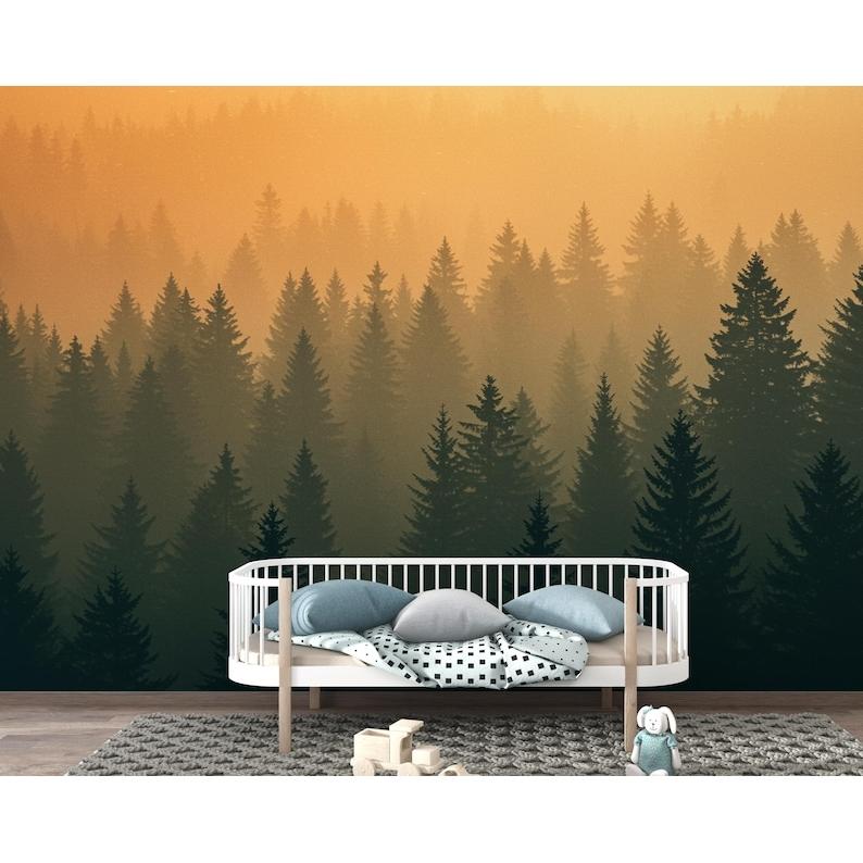 Dark Forest tapestry 75x100 чёрный