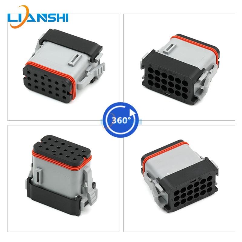 AT16-18SA-EK02 Is Suitable for Automotive Waterproof Wire Harness Connector 18-hole Plug Automotive Connector Terminal Belt Term