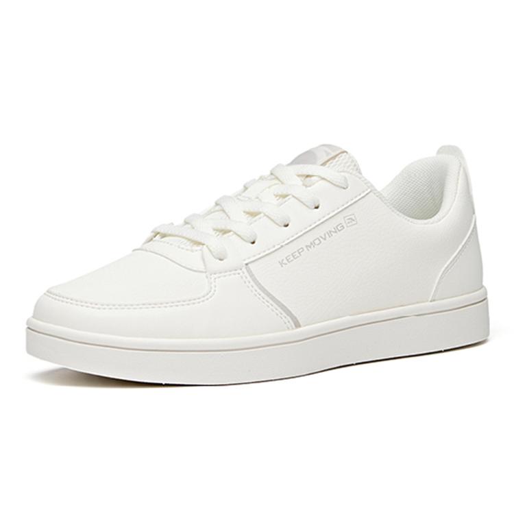 Anta Life Collection Casual Abrasion Resistant Slip Resistant Low top Skateboard Shoes Women's Beige 922128009-2