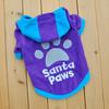 Pet Soft Dog Winter Warm Cute Pajamas Hooded Puppy Clothes Coat Jumpsuit