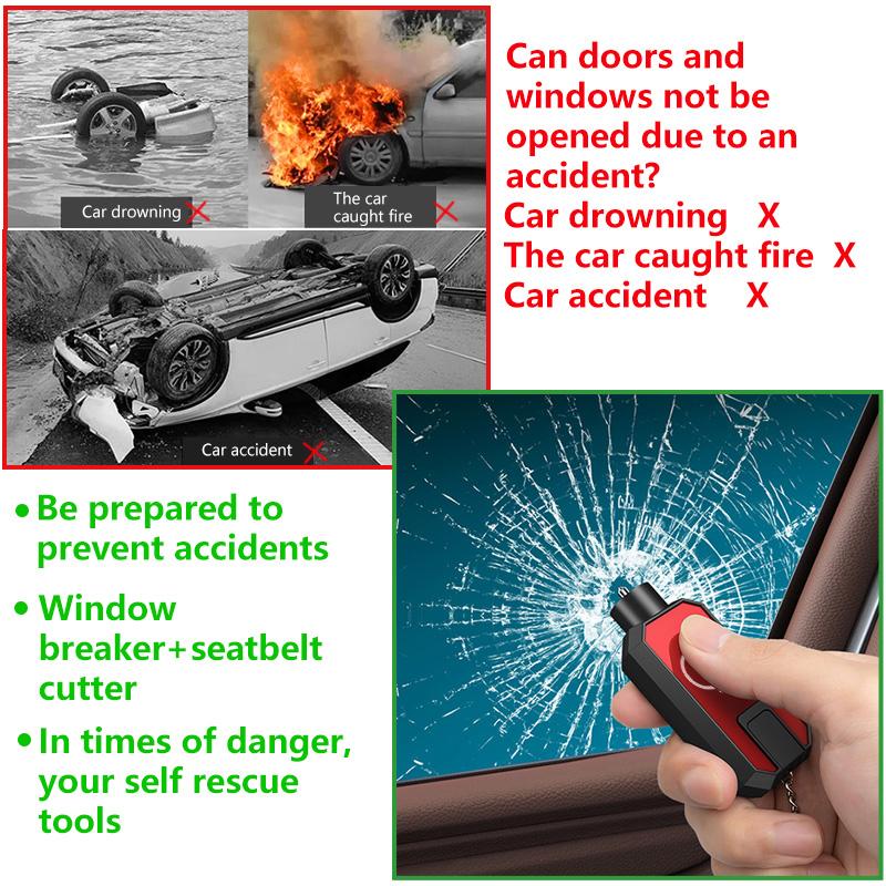 Car Safety Hammer Emergency Glass Window Break Seat Belt Cutter For Opel ADAM ASTRA J K CORSA E INSIGNIA MOKKA VIVA Meriva WJ1