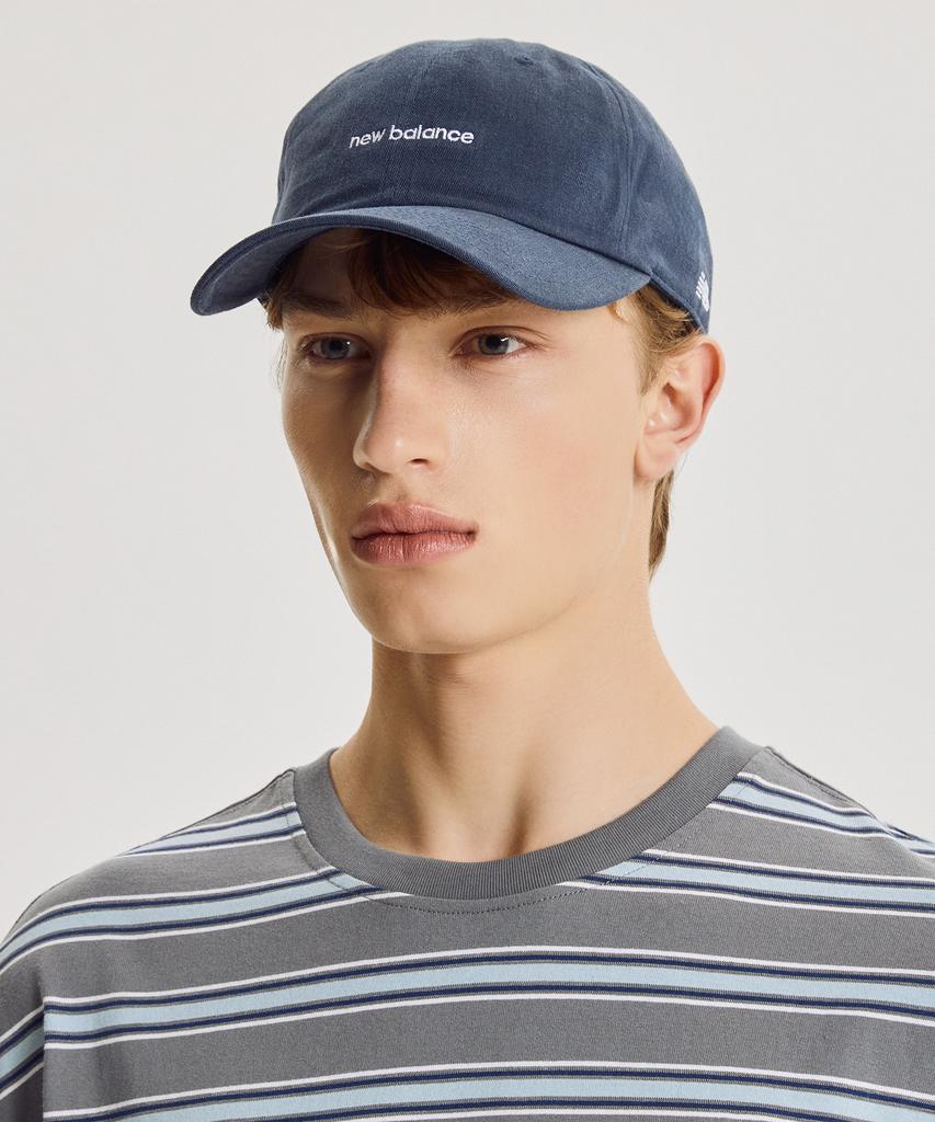 Nyuballanseu Nbgdgf1102 / Letter Logo Ball Cap (Navy)