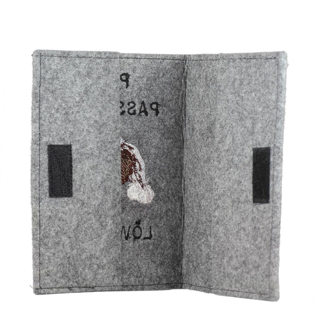 Lowchen, Little Lion Dog - Dog passport case, document case, gift for the traveller from the Art-Dog brand