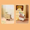 Cookie Shape Pen Holder Cute Desk Organizer Multi-Function Storage for Pens