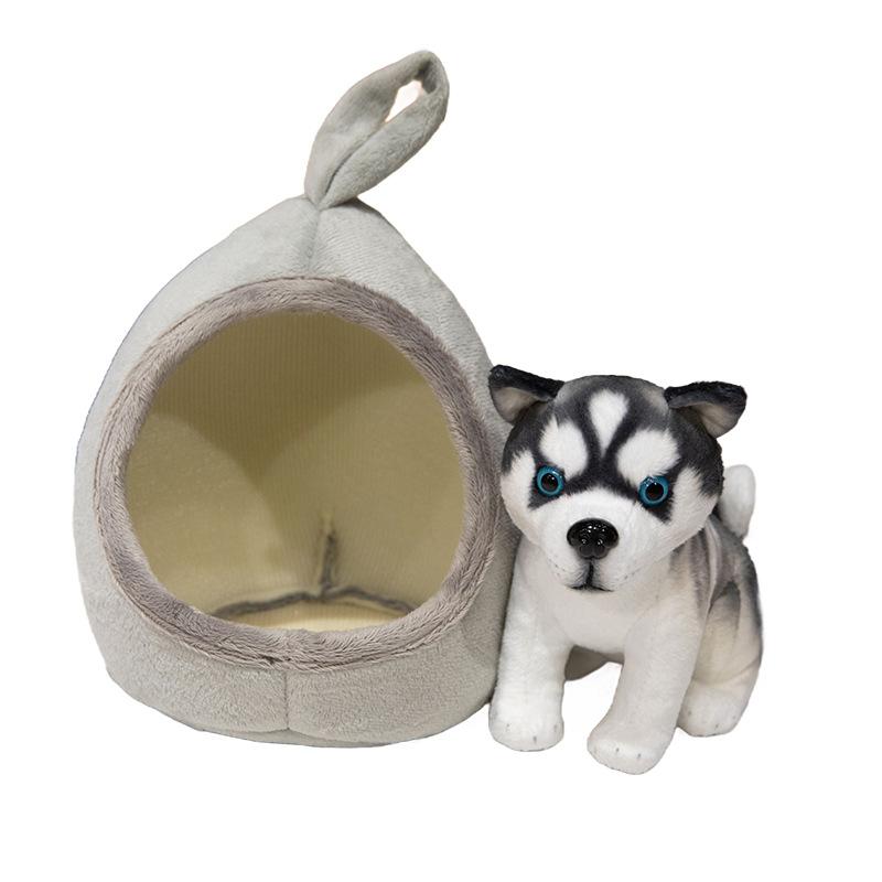Cartoon Puppy Dog Husky Kennel Doll Plush Toy Akita Dog Ronaway Doll Children'S Muppet Doll