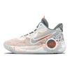 Nike Trey 5 Comfortable Cushioning Slip Resistant Abrasion Resistant Mid top Basketball Shoes Unisex Orange Gray CW3402-011(Team401-)