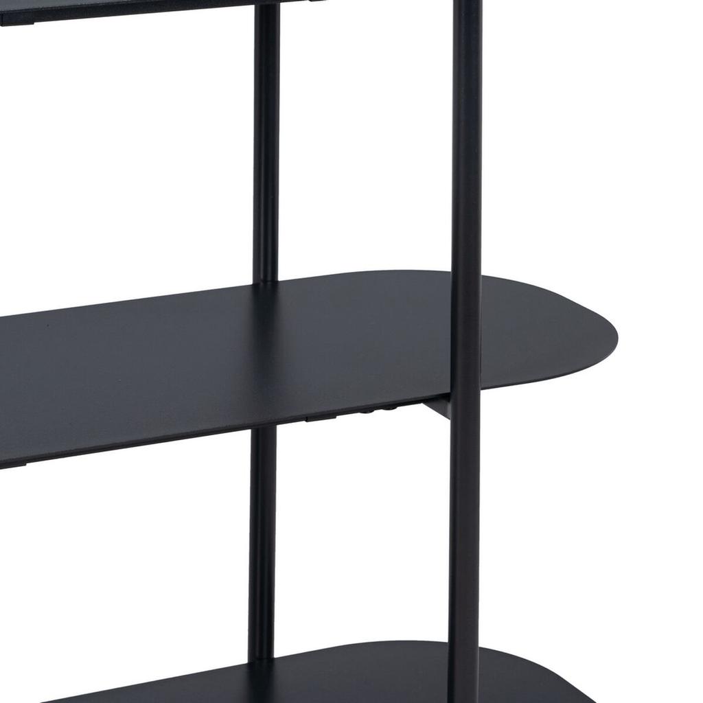 TV Stand 90 X 28 X 70.3 Cm Black Steel