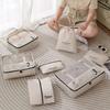 Travel storage bag seven-piece set digital toiletries cosmetics storage bag clothes shoes dust luggage travel bag