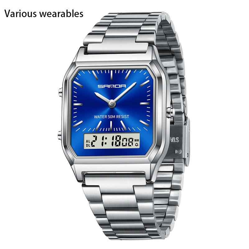 

Новые мужские деловые кварцевые часы простые мужские часы модные ретро часы со стальным ремешком