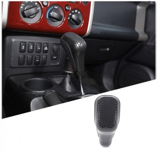 Carbon ABS Gear Shift Knob Head Handle Replace For Toyota Cruiser 2007-