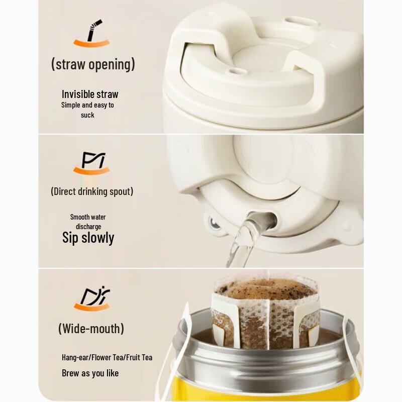 Supor KCV50AB10 Ceramic Lined Insulated Coffee Mug