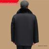 Fleece-Lined Cotton Jacket for Middle-Aged to Elderly Men: Winter Coat for 60, 70, and 80-Year-Olds.