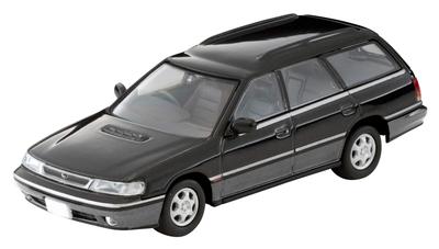 Tomica Limited Vintage Neo Modellauto Subaru Legacy Touring Wagon GT 1/64 (TLV-N201b) (Schwarzgrau) (Fertiges Produkt)