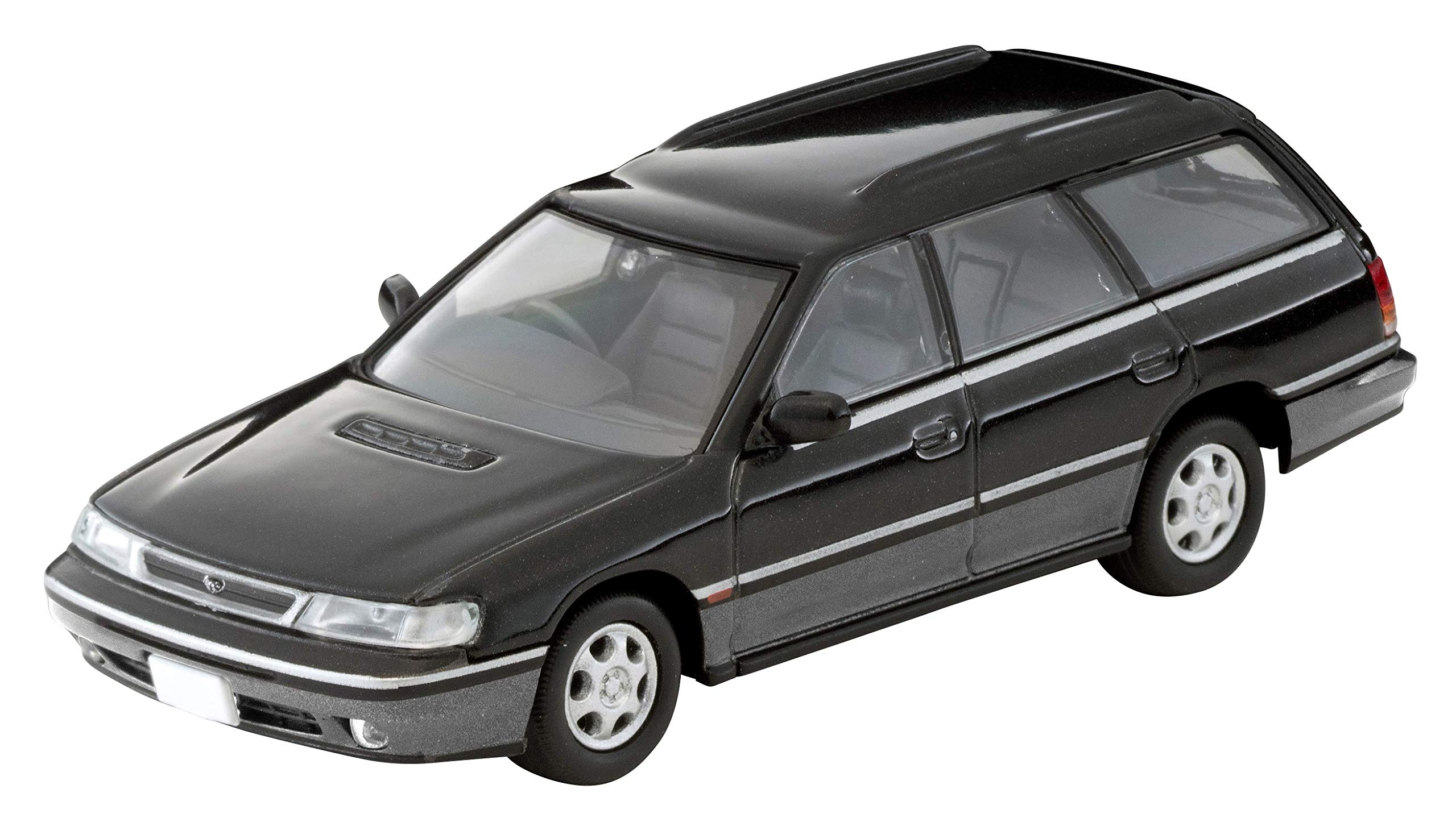 

Tomica Limited Vintage Neo scale model Subaru Legacy Touring Wagon GT 1/64 (TLV-N201b) (Black/Gray) (Finished Product) чёрный