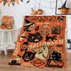 1pc Retro Style Halloween Blanket, Suitable for Sofas, Beds, Cars, Rooms, Offices, Camping, Exquisite Gift Blankets