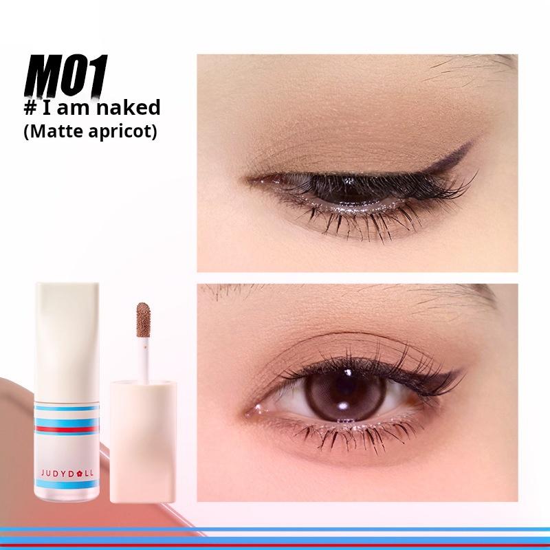 

Sports Series Liquid Eye Shadow, Matte Rubbing Bright Shining Pearlescent Yuan Gas Tank Color-Holding Eye Shadow Makeup Cosmetic M01