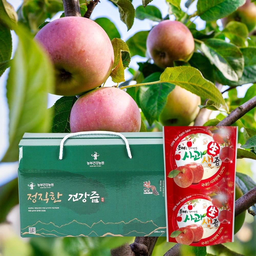 Honest Apple Juice Fresh Apple Juice 100ml 30 Pouches Direct from Farm 1 pcs