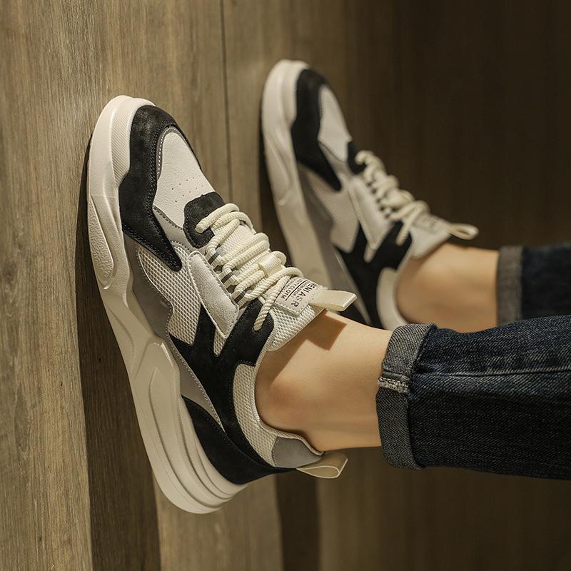 Men's Shoes New Summer Mesh Breathable Versatile Casual Sports Board Shoes Youth Niche Versatile High-end Trendy Shoes