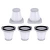 5 Pieces Effective Vacuum Cleaner Filter Replacement Part Vacuum Filter Plastic Material Spare Part for SC861 SC861A