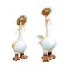 Resin Duck Pair Outdoor Garden Ornament