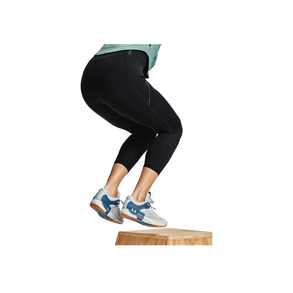 Under Armour Meridian Infused Training Knit 3/4 Fitness Pants Women Bottoms Black 1359547-001