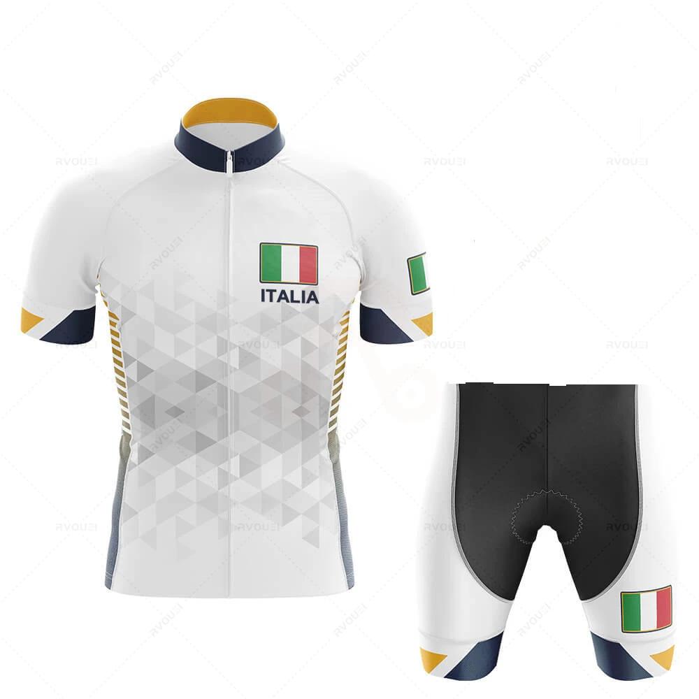Itálie 2026 Cyklistický dres Letní pánský cyklistický dres Krátká sada MTB Cyklistické oblečení Triathlon Roupa Ciclismo Maillot