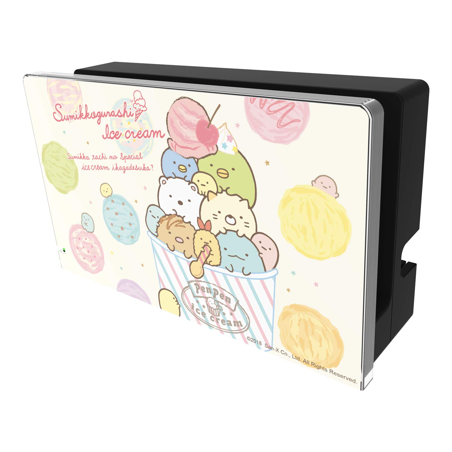 

Ліцензована захисна кришка для док-станції Nintendo Switch Gurashi Pen Ice Switch [Продукт Nintendo] Sumikko (Крем-ручка) -