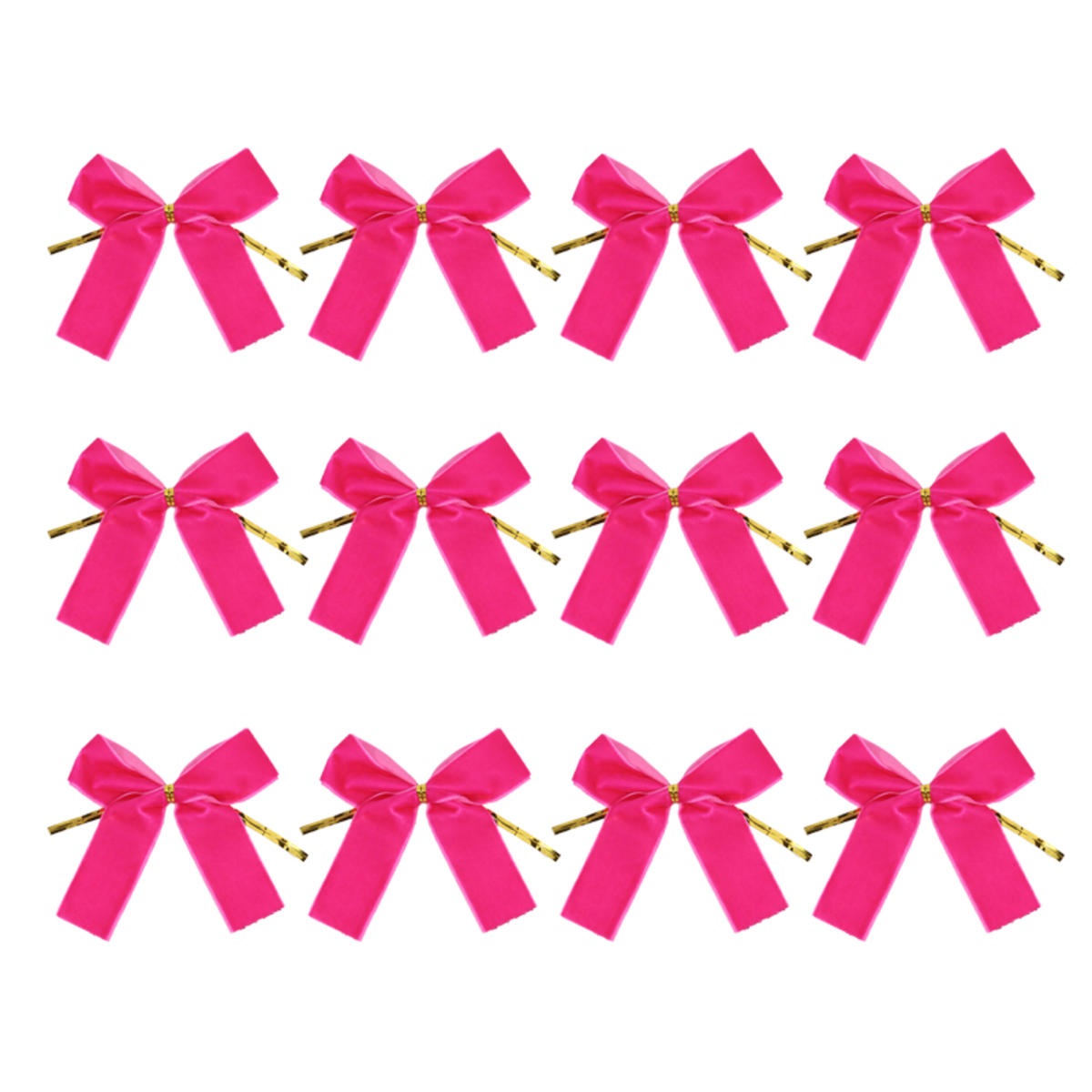 

12 шт. Маленький бархатный бант Украшение для рождественской елки Рождественский бантик Вечеринка Семья Свадебный декор Подарочная лента DIY Подвесное украшение 12pcs розы красного