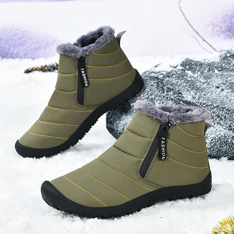 Winter Outdoor Snow Boots, Couple Shoes, Hiking Shoes, Men's Shoes, Women's Shoes, Ski Shoes, High-Top Cotton Shoes, Cold-Proof Boots, Women's Boots