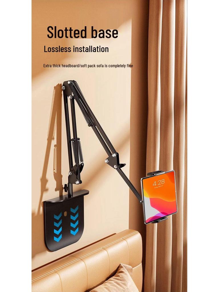 Universal Adjustable Cantilever Stand: Bedside, Desktop, or Lying Down – Ideal for Phone & Tablet Binge-Watching