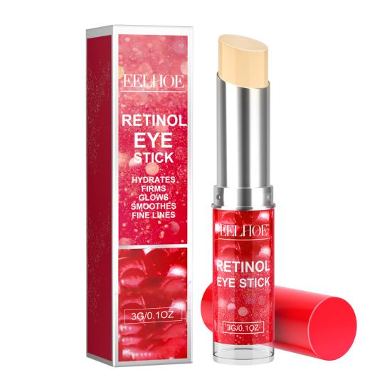 

EELHOE Retinol Eye Stick Renewing & Firming Under Eye Balm for Dark Circles, Puffiness, Fine Lines & Wrinkles Travel Essentials for On-the-go Use 3g