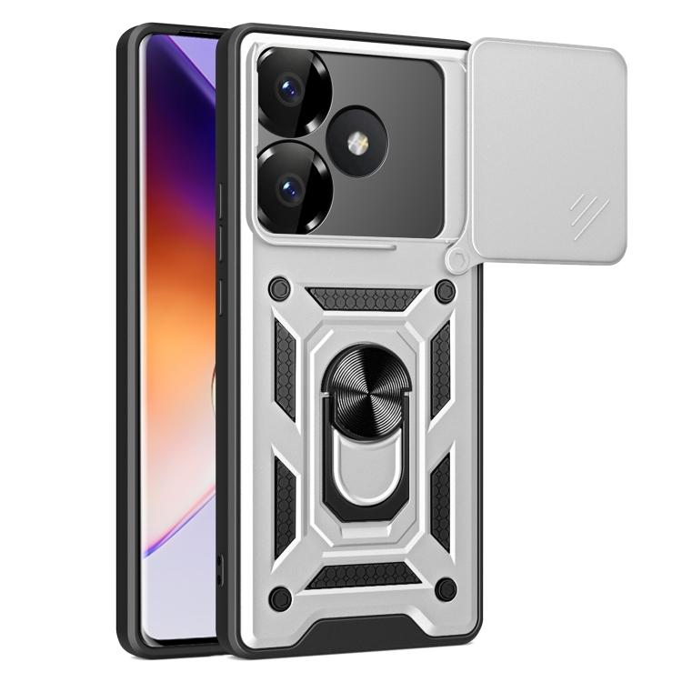 Military Armor Protection Case for POCO F6 F4 F3 5G X3 X4 X5 F5 NFC GT M3 M4 Pro M5S Slide Camera Shockproof Full Protection Cover
