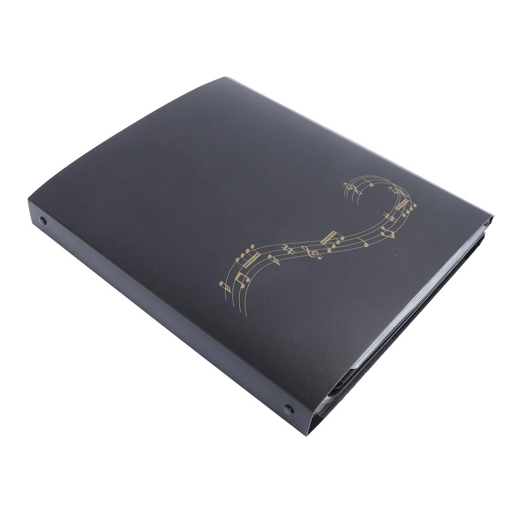 Notermappe 4 Side Utvid 52 sider Kapasitet Avtakbar A4-noteperm for piano keyboa